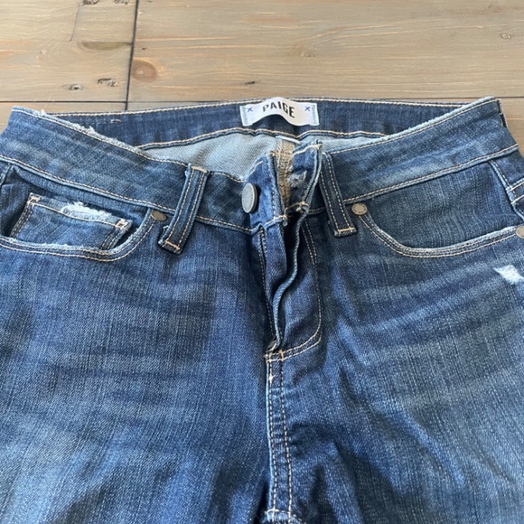 Classic Denim Colour PAIGE jeans cropped - Picture 5 of 9